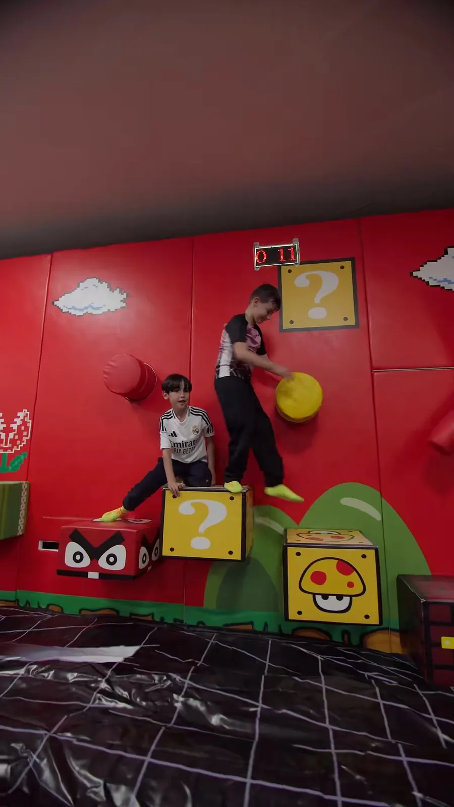 Pared de obstáculos de Mario Bros